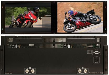 Obrazek V-R1042DP-TE4U Dual 10.4' High Def 1024x768 Monitor Set with HDSDI inputs, TE Line, 4RU