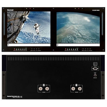 Obrazek V-R102DP-HDSDI Dual 10.4' LCD Rack Mount Panel with HDSDI Input