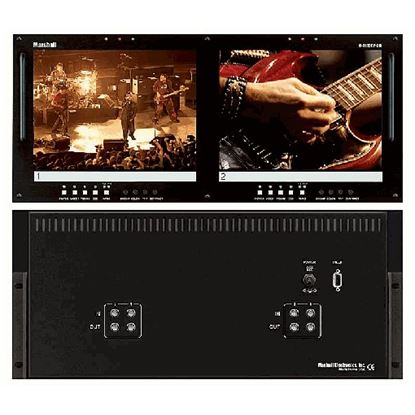 Obrázek V-R102DP-2C Dual 10.4' LCD Rack Mount Panel with 2 Composite Video inputs per panel